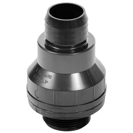 SUPERIOR PUMP Check Valve, 112 x 114 in, MPT x Barb, ABS Body 99507/SC125B
